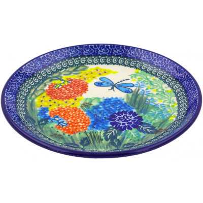 Assiette en céramique polie Garden Delight 8 po