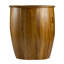 Table d'appoint cylindrique fonctionnelle en bois 22 po x 22 po x 25 po avec plateau de style plateau - Maximisez l'attrait de votre espace dans le salon