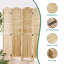Paravent pliant en bois massif - Paravent-129130207-129130208