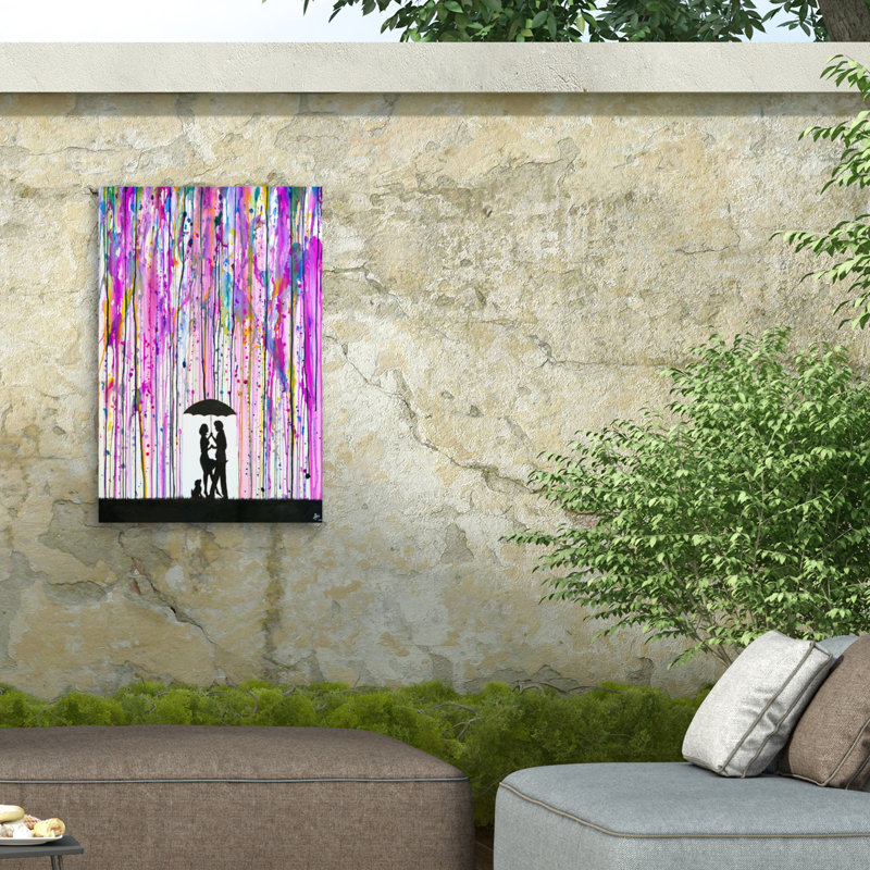 «Marc Allante Puppy Love», toile pour l'extérieur, H 12 po x l 19 po
