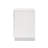 Sleek White High Gloss 2-Drawer Nightstand