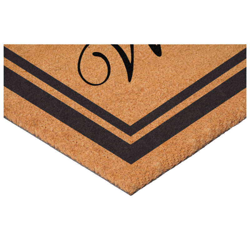 Stender Non-Slip Outdoor Doormat, Black, Rectangle 2' x 3'