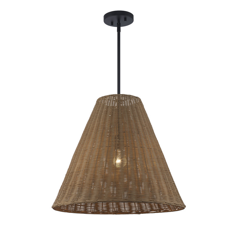 Luminaire suspendu tissé 1 lumière Pippa