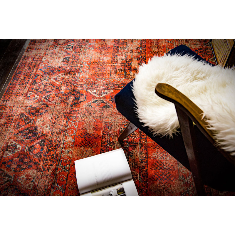 Antiquarian Hadschlu Abstract Area Rug, Rectangle 140 x 200cm