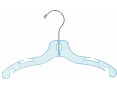 Baby Blue Plastic Kids Wear Set Hanger