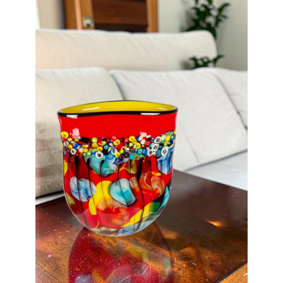 Vase Morena en verre soufflé à la main