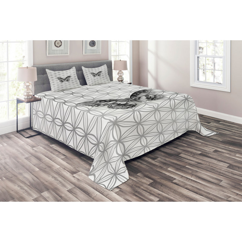 Farmhouse / Country Polyester Geometric Shapes Coverlet