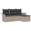 196cm Wide Patio Sofa with Cushions