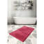 Tapis de bain luxueux en acrylique fuchsia, 31,5 po x 55,1 po | 100% acrylique, hauteur des poils: 0,7 à 1,2 po | Antibactérien et antidérapant dessous | Lavable à la machine, facile d'entretien, doux et durable pour le confort de la salle de bain-2103287444-2103287655