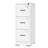 3 Drawer Metal Vertical File Cabinet With Lock And Card Slot Office Home Vertical File Cabinet For A4 Legal/Letter Size Narrow File Cabinet Locked,Assembly Required