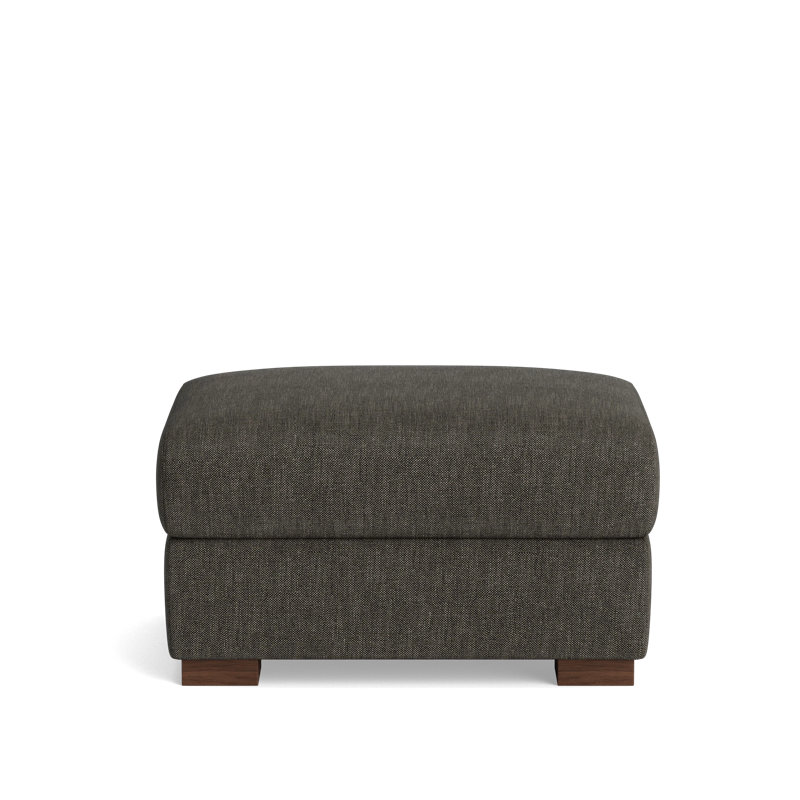 Catalina Ottoman, Performance Weave - Onyx