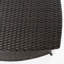 Table d'appoint d'extérieur Chaise Lounge, en fer, assez de tablettes, 22 po x 34 po 19,5 po, café et fer, porte-parapluie, finition