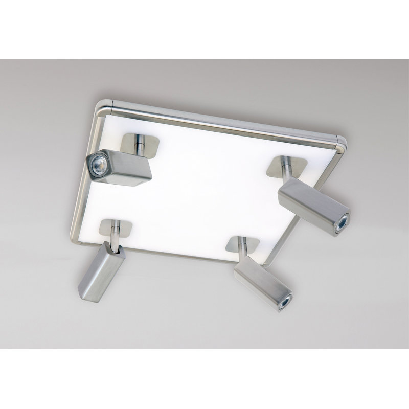 Tyrion LED Flush Mount, Satin Nickel