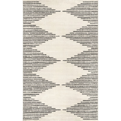 Romina Diamond Stripes Area Rug