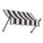 Awntech New Orleans Acrylic Fabric Fixed Awning with Iron Spear Arms-28213391-28213132