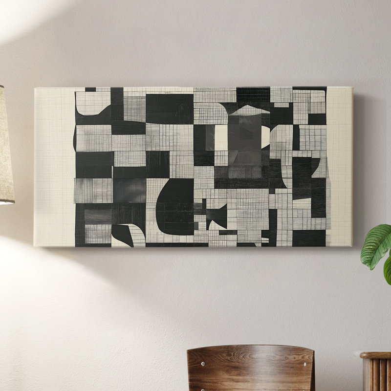 Abstract Series 9 #V-Gallery Wrapped Canvas, 16" H x 32" W