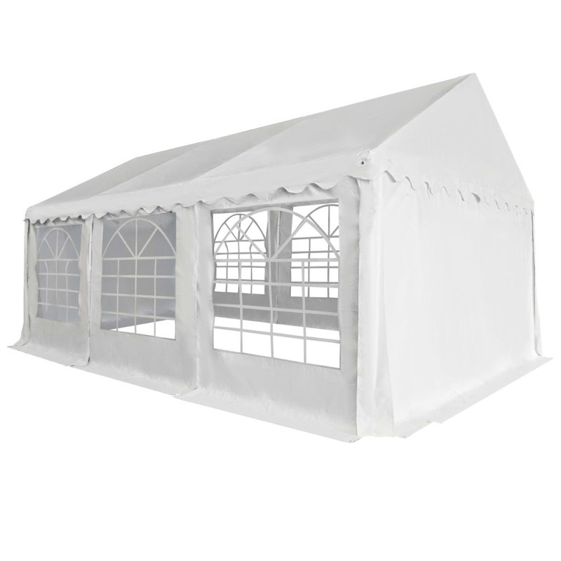Clever 4m x 6m Steel Party Tent, White