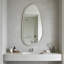 Miroir mural en bois aggloméré Free Form-709464270