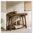 2-Tier Console Table with Sturdy Adjustable Feet