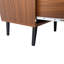 Table de chevet en bois avec 2 tiroirs
