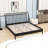 Platform Bed Frame with Spindle Headboard-1611836969-1611836971