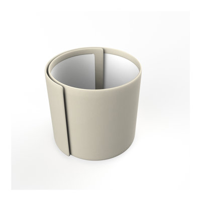Abat-jour tambour en plastique / coton Drum