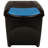 vidaXL Stackable Garbage Bin Boxes Anthracite 19.8 gal Polypropylene