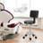 Backed Adjustable Height Ergonomic Lab Stool with Wheels-869599780