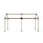 Ensemble de pergola double Toja Grid 30 pour poteaux en bois 4X4-128566236