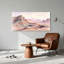«Pastel» rose et mauve, aquarelle, désert, canyon, paysage, art mural-133467937