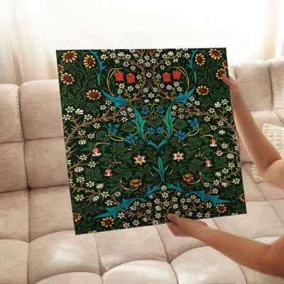«Botanical William Morris II Cottage», reproduction d'art non encadrée