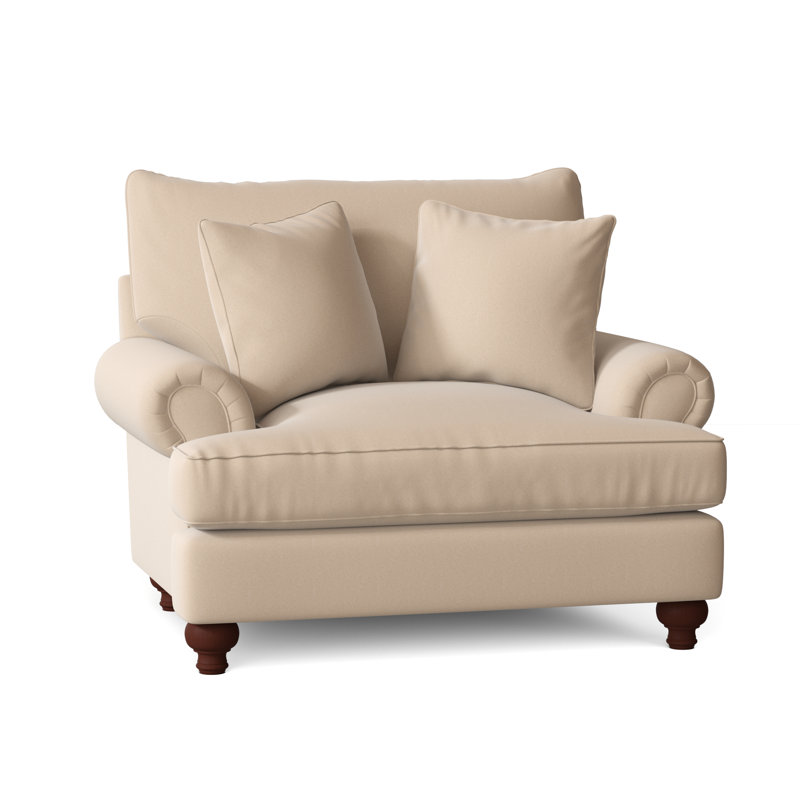 Fauteuil Duckling, Peyton en sergé performance gris, Manhattan, Non