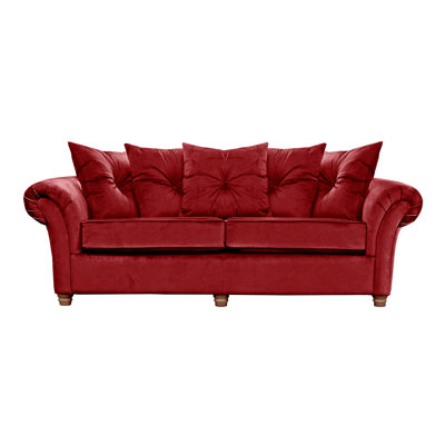 Lila 3 Seater Velvet Sofa