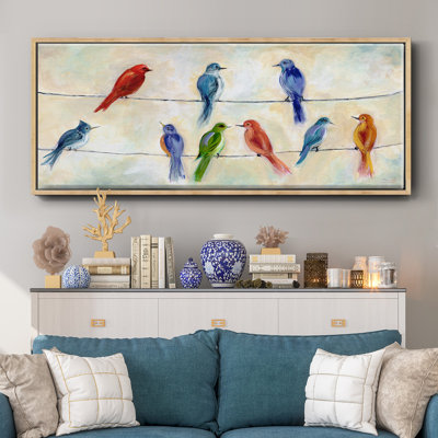 Chatter- Framed Canvas
