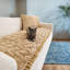 Housse de canapé lavable et pelucheuse pour chien - Housse antidérapante pour animaux de compagnie pour 2 ou 3 coussins-1004990412-1004990411