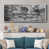 White Floater Framed Canvas