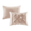 Édredon 7 pièces grand rosé - magnifique décor de chambre à coucher, comprend édredon, taies décoratives, coussins, jupe de lit, literie de charme, jupe décorative 2 et 3-118742659-118742661