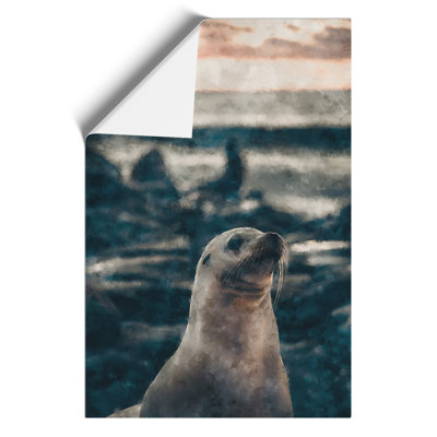 Portrait Of A Seal - No Frame Print