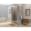 Porte de douche à charnières à charnière 28" x 74" Paragon Series-38787319-38787317