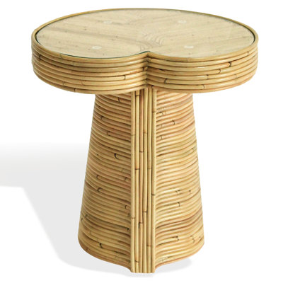 Table d'appoint courte en rotin Nile