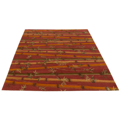 Zidan One-of-a-Kind Rectangle 8' X 10' New Age Wool Area Rug in