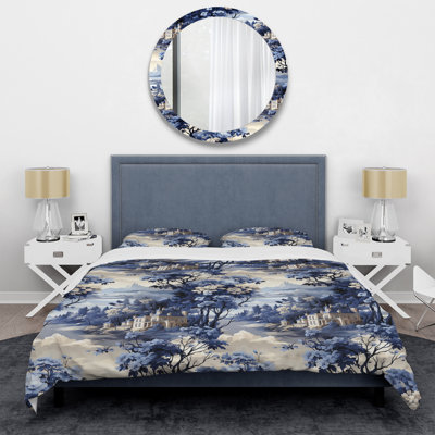 Ensemble de housse de couette Cobalt Toile Victorian