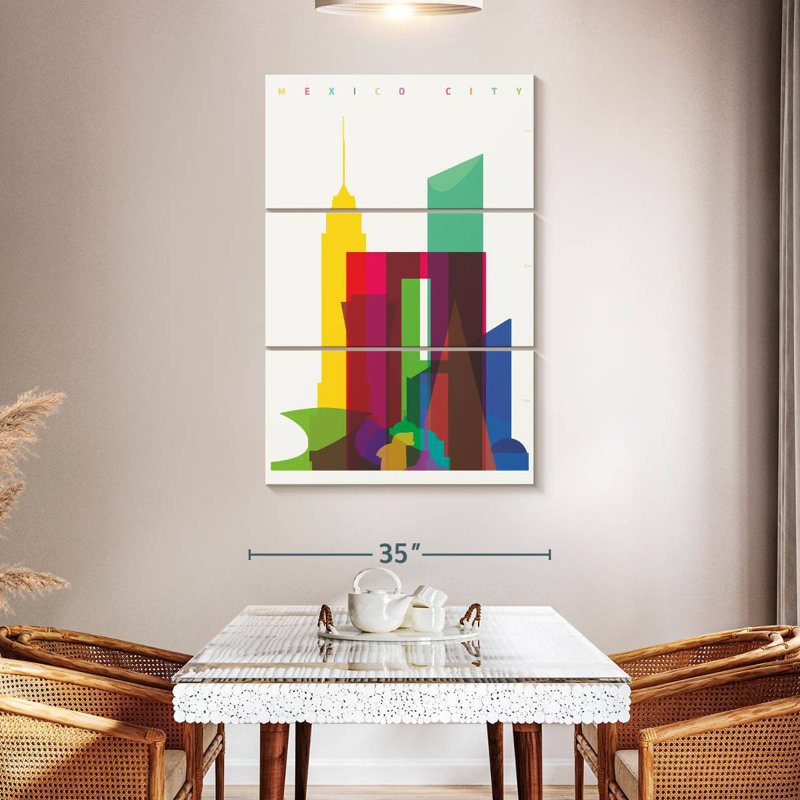 Masam Vibrant Mexico City, 50" H x 32" W