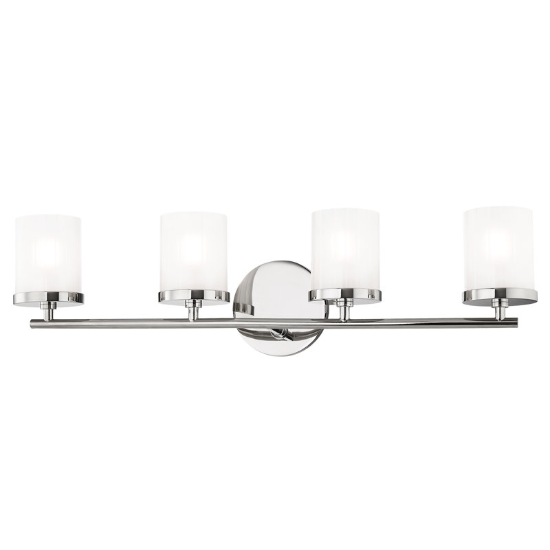 Scroggins 4 - Light Dimmable Vanity light, Nickel poli
