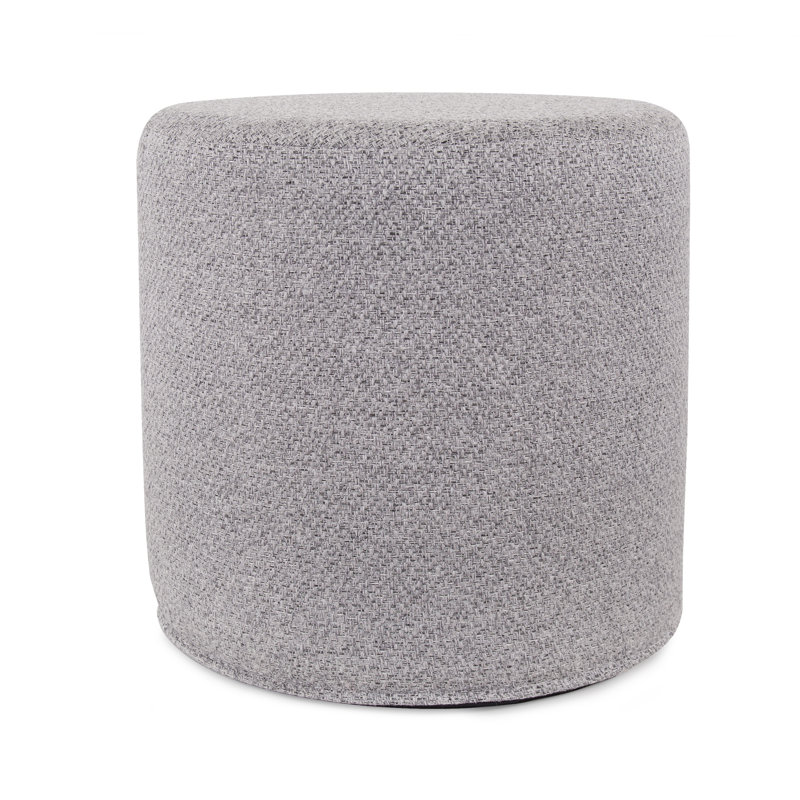 Ashlay Upholstered Ottoman, Stone 100% Polyester