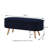 Boucle Storage Ottoman Bench With Wood Legs-122600195