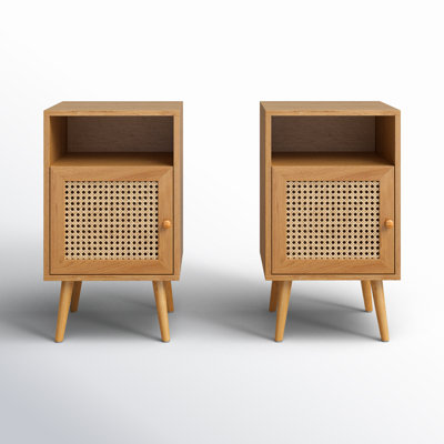 Kunkle Solid + Manufactured Wood Nightstand