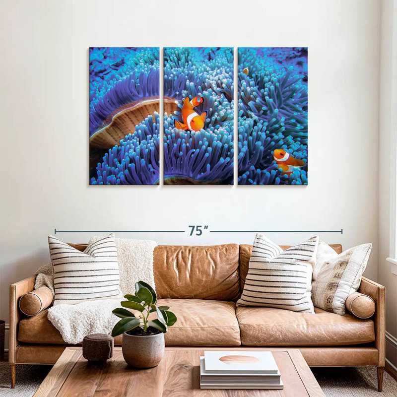 Anémone de mer Aletra Bali, H 36 po x l 57 po