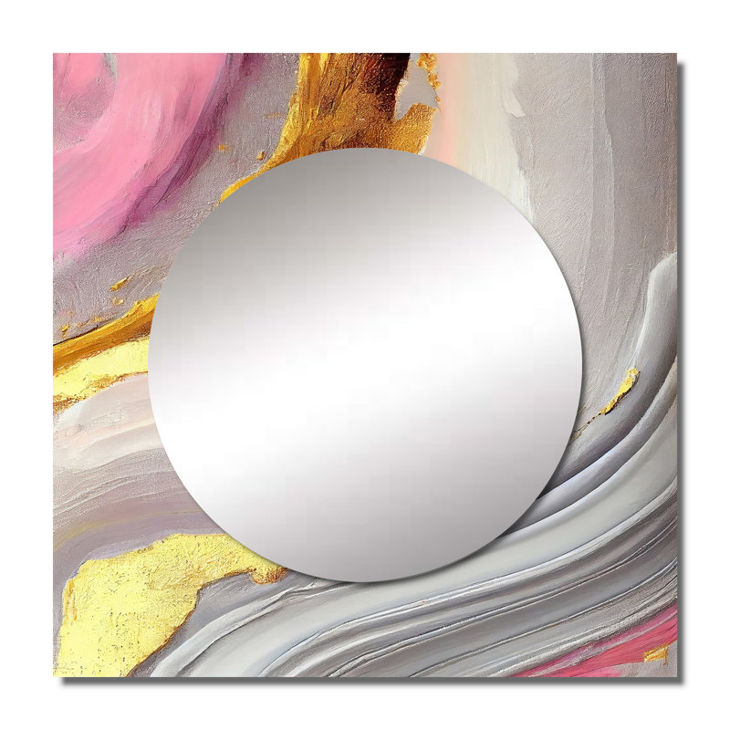 Jaquain - Modern Large Square Mirror Wall Decor For Bedroom, 23" x 23"
