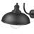 Burge Sand Black 1 Light Outdoor Wall Light
